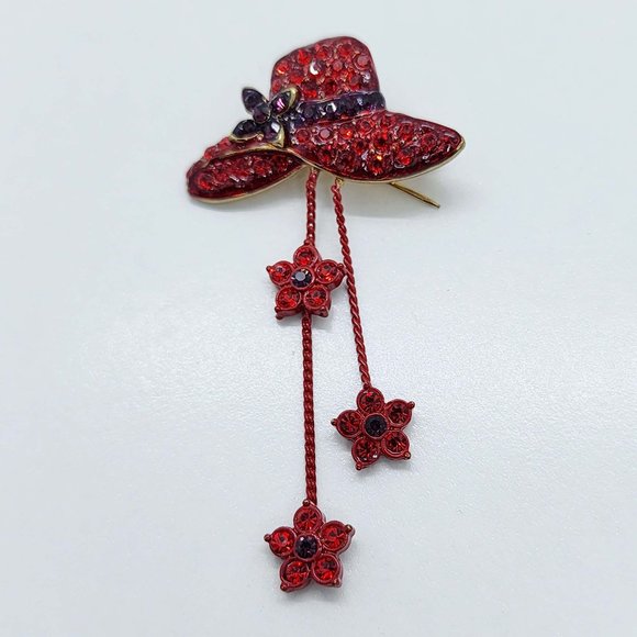 Vintage Crystal Hat Pin - Picture 6 of 6